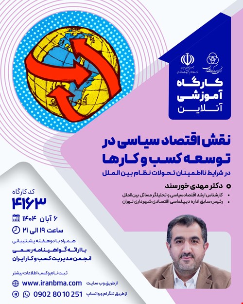 کارگاه آموزشی نقش اقتصاد سیاسی در توسعه کسب و کارها (۴۱۶۳)