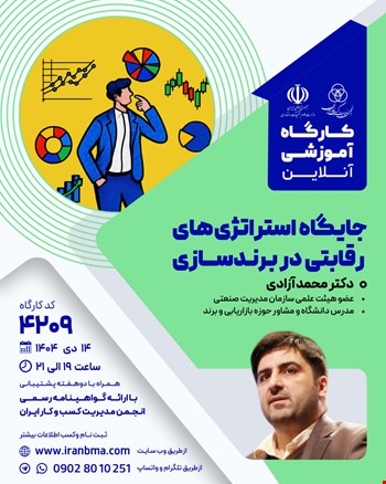 کارگاه آموزشی جایگاه استراتژی‌های رقابتی در برندسازی (۴۲۰۹)