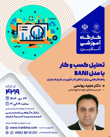 کارگاه آموزشی تحلیل کسب و کار با مدل BANI (۴۲۱۹)