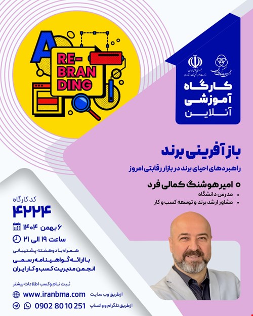 کارگاه آموزشی بازآفرینی برند (۴۲۲۴)