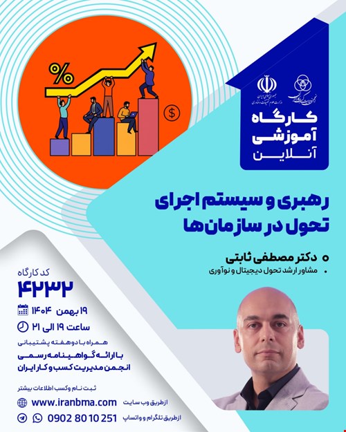 کارگاه آموزشی رهبری و سیستم اجرای تحول در سازمان‌ها (۴۲۳۲)