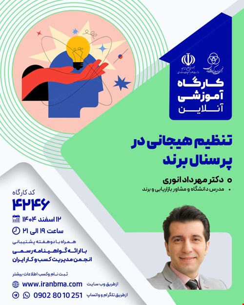 کارگاه آموزشی تنظیم هیجانی در پرسنال برند (۴۲۴۶)